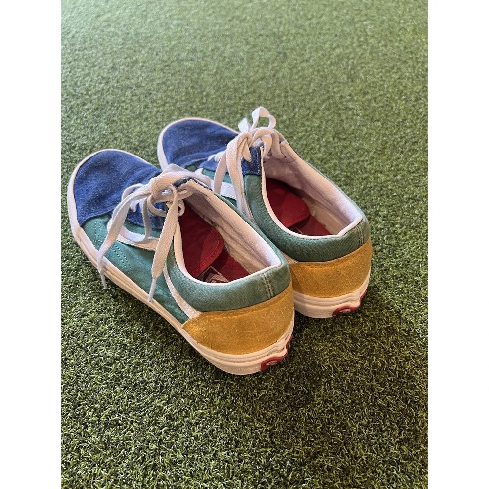 VANS Yacht Club Old Skool Primary Color Block Shoes Mens 5.5 Women's 7‎ Skater
